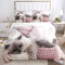 JEFFEL Katze Bettwäsche Set 135 x 200 cm, Tiermotiv, Kinderbettwäsche, Cat Muster Bettbezug 3D Haustier Katze Bettbezug Set, mit Bettbezug und Kissenbezug (135 x 200 cm, Katze-5)