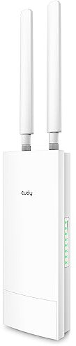 Cudy Unlocked 1200Mbps Outdoor 4G LTE Cat6 Gigabit Modem Router with SIM Card, IP65, Detachable Antennas, PoE Adapter included, VPN, LT700 Outdoor
