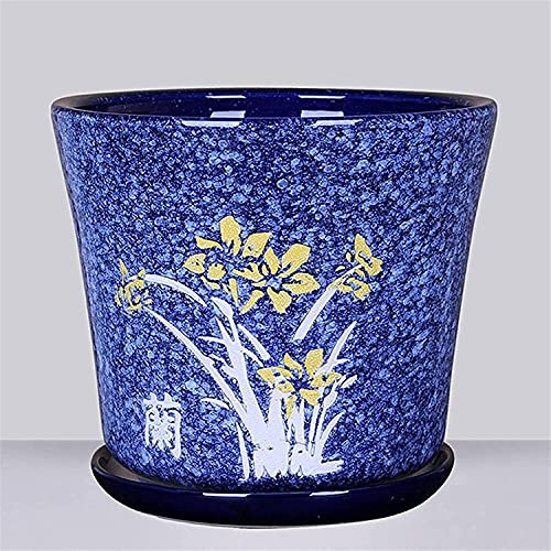 Pot de fleurs en céramique, très grand pot de fleurs de plantes vertes chlorophytum, plantes succulentes d'intérieur, décoration d'intérieur, paysage en pot, fleurs, plantes vertes, pots de plantation
