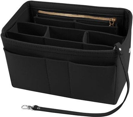 Flintronic Handtaschen Organizer, Filz Taschenorganizer Bag in Bag, Taschen Organisator für Frauen Handtaschen, Taschenorganizer Handtasche, Taschen Organizer mit Innentaschen für Handtaschen -L