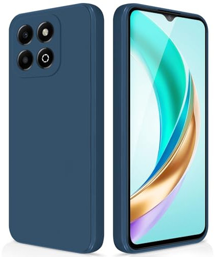 GiiYoon Funda para Honor X6b, Case de Silicona Suave de TPU Carcasa Protector de Goma Fexible Prueba Liviano y a Delgado de Golpes Antirrayas para Teléfono (Azul)