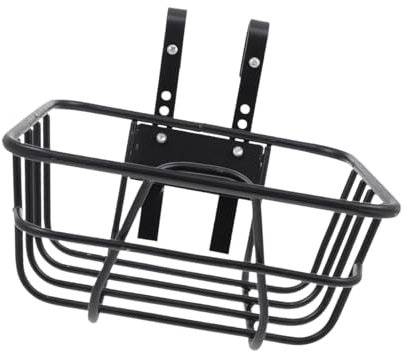 Perfeclan Vorderrad Fahrradkorb - Abnehmbarer Lenkerkorb für City & Mountainbikes - Stabile Transportlösung für Einkäufe & Freizeit - Passend für Damen & Herren, 28cmx26.5cmx12.5cm