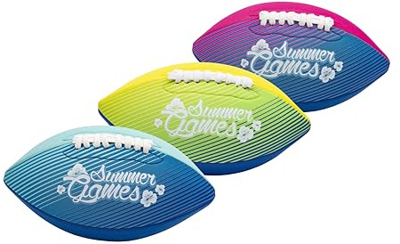 SUMMER GAMES Neopren Football Junior, 26 cm - Wasserball für Strand