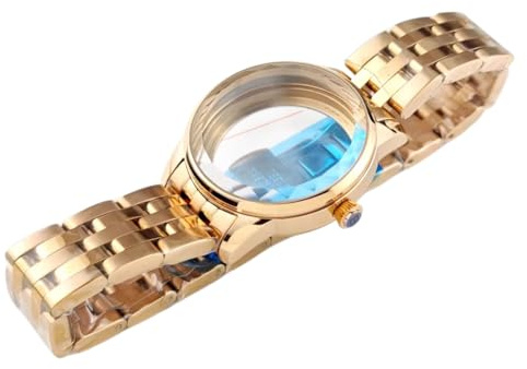 ROUREOX Dam 33mm Kostymklocka Boett Armband Set Kupat Mineralglas NH35 NH36 Urverk Vintage Modding Delar Klockhus för Seiko Presage Cocktail Time-B4 33MM