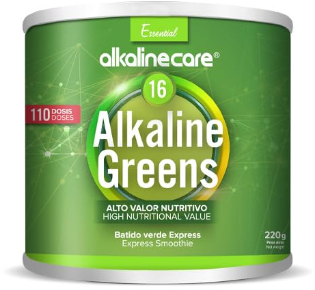 ALKALINE 16 SUPER GREENS POWDER, green juice by ALKALINE CARE