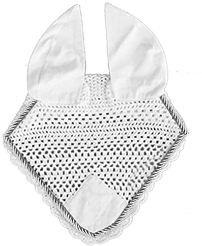 Bonnet pour Cheval Anti-Mouches avec Cordonnet Bicolore Tattini