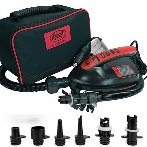 Heyner SUP Kayak Compresor de aire Bomba eléctrica Digital Gague Inflador de alta presión H211250