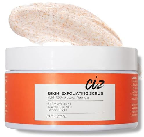 Bikini Area Exfoliator, Exfoliating Scrub for Bikini Area, Ingrown Hair Treatment for Bikini Area, Razor Bump Treatment for Bikini Area, Sugar Scrub for Bikini Area, Shaving Exfoliator Scrub for Women