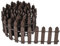 Clôture en Bois Miniature, Mini Clôture Décorative de Jardin, Café Barrière Miniature 90 x 5 cm, pour Jardin des Fées, Terrarium, Maison de Poupée, Bonsaï, Accessoires de Micro Paysage