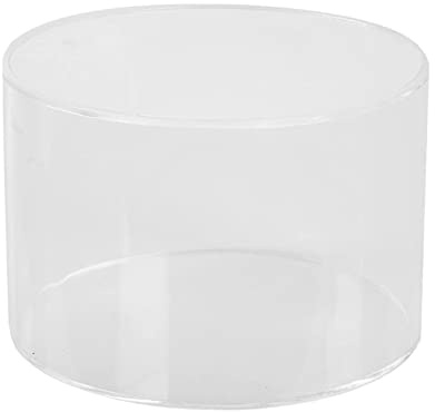 1 elevador de acrílico cilíndrico redondo para decoración de mesa, base transparente rellenable para tartas, soporte transparente para tartas para boda (15 cm)