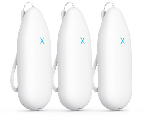 X-Sense Thermometre Interieur Connecté, WiFi Hygromètre Haute Précision avec Suivi Température et Humidité, Alertes App, Exportation Données, Portée 500m Compatible Alexa, STH51-3