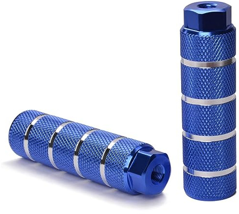 FOYTOKI Par de Pedales para Bicicleta de Montaña Eje Trasero y Palanca de Reposapiés, Aleación de Aluminio, Diámetro de Agujero 9mm, para Ciclismo al Aire Libre