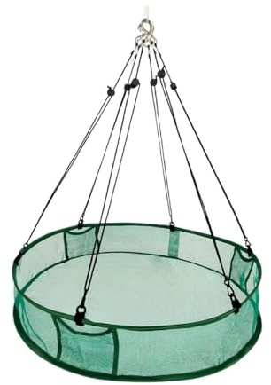 Gralara Station Nourrisseurs Oiseaux Plateau Attrape-coquilles Universel Distributeur de Nourriture Résistant en Maille de Fibre de Verre Convient Jardin, 51cmx11cm