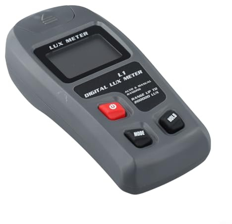 Luxmètre numérique professionnel pour des lectures précises de luminosité - Mesure jusqu'à 200 000 lux avec indicateur de batterie faible et conservation des données