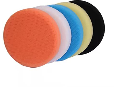 LATRAT Pulido Pad, 5 piezas de 150 mm y 6 pulgadas - Esponja de pulido para coche