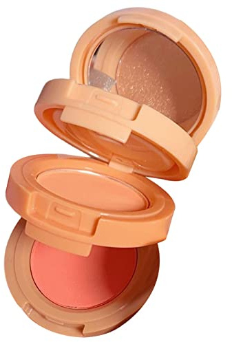 fard in polvere | Trucco in polvere compatta Blusher 3 colori,Polvere pressata multistrato per viso Cheek Matte Mineral Blush miscelabile, lunga durata tutto giorno