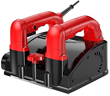 1200W Cepilladora Eléctrica Lijadora de Hormigón Contiene 26 Cuchillas Fresadora de Cilindros Lijadora de Pared Fresa de Yeso 3000 t/min