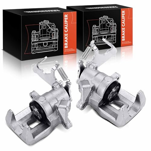 Frankberg 2x Brake Caliper Disc Brake Rear Left Right Compatible with CX-5 KE GH 2.0L-2.5L 2011-2017 Replace# K0Y12699ZA