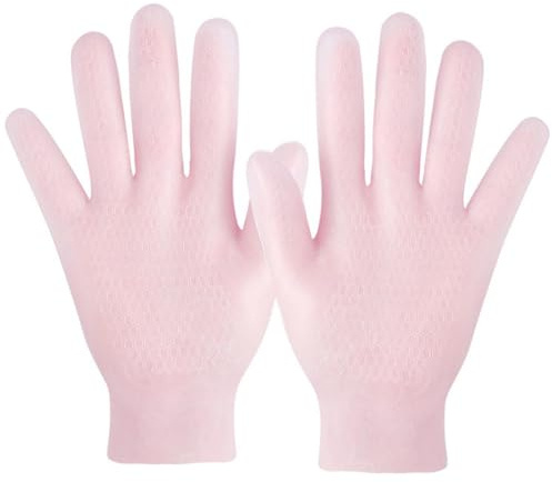 Guantes de noche para manos - Guantes de spa lavables antideslizantes por | la noche para mujeres Hidratantes | Guantes de humedad Manos Guantes de dormir de noche con efecto spa mujeres y hombres
