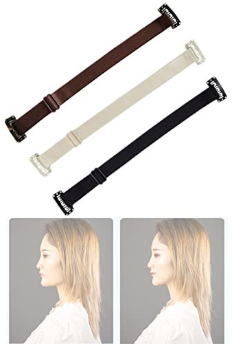 Foxy Eyes Lift Facelift-bänder Mit Clips Sofortiges Gesichtsliftband Wiederverwendbare Facelift band Facelift Tape Für Gesicht Unsichtbar Für Kinn hals augen (Einzelgurt & Schwarzer & Hautton & Braun)