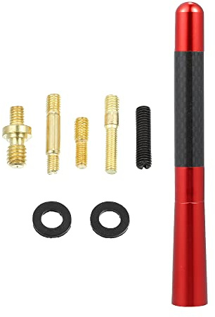 X AUTOHAUX Universal Car AM FM Radio Antenna Mast 12cm 4.7 Inch for Jeep