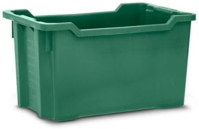 La zappa Cassetta in PVC impilabile per raccolta frutti, olive e vendemmia da 40 lt (Chiusa)