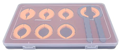 Dispositivo di Rimozione Professionale della Lunetta Dell'orologio, Strumento per Aprire L'anello della Lunetta Dell'orologio in Lega, Scatola di Plastica, Comodo e Veloce da Usare
