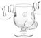 HENGBIRD EierliköR Moose Mug, Elch GläSer, Christmas Vacation Elch-Mug, Weihnachts EierliköR GläSer, ElchgläSer, WeihnachtsgläSer, National Lampoons Christmas Vacation, ElchgläSer für Griswold