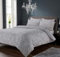 BLOOM BLENDS Chantilly Duvet Cover Set – Modern Cotton Rich Reversible Bedding with Quilt Cover & Pillowcases – Easy Care Luxury Bed Linen (Grey, King)