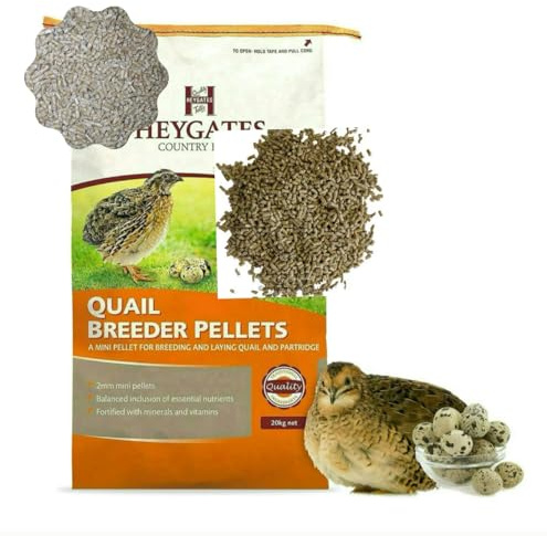 Quail & Partridge Breeder/Layers Pellets (3Kg)
