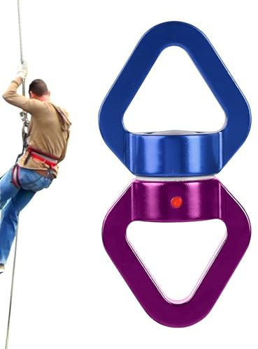 Ganci da Arrampicata,Moschettone da 30kN | Per Corda Zaino Escursionismo Imbracatura Barca Paracord Altalena Palestra Borsa Esterno