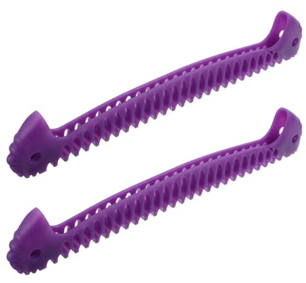 STOBAZA 2 pièces Protège-Lames de Patinage Artistique Élastiques et Extensibles Protections de Lame pour Patins à Glace Garçon Fille et Adultes Accessoires de Patinage sur Glace