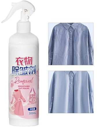 Smooth Clothing Spray – 300 ml Stoffglättung, antistatischer Conditioner, parfümiertes Kleidungsspray für Reisen, Geschäftsreisen, Wohnheim, Wohnung, Hemd, Pullover, Mantel, T-Shirt-Pflege