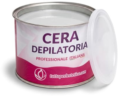 Cera Depilatoria 24 Barattoli 400 ml Professionale Liposolubile allo Zinco