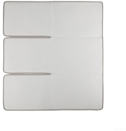 MeevrgR Bärbar strykmatta – värmebeständig dyna för bordsskiva | vikbar design för snabb touch och stora plagg, 70 x 65 cm skydd för flera ytor