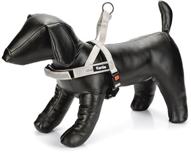 Karlie Art Sportiv Premium, Hundegeschirre, Nylon, Grau, 32-42x2 cm