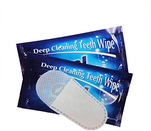 Asotagi 50pcs Monouso Wipe Orale Spazzolino Dito Per Pulizia Profonda Salviette Denti Cura Orale Dentale Pulito Denti Sbiancamento Salviette Monouso Spazzolino Dito