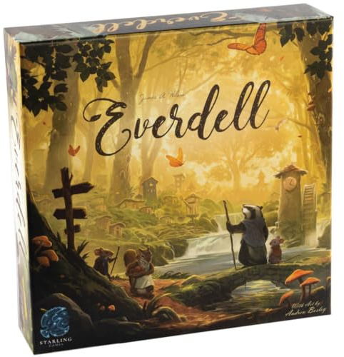 Everdell Board Game – Strategic Worker Placement & Tableau Building Game for Adults & Teens, 1–4 Players, Age 14+, Award-Winning Tabletop Fantasy Game