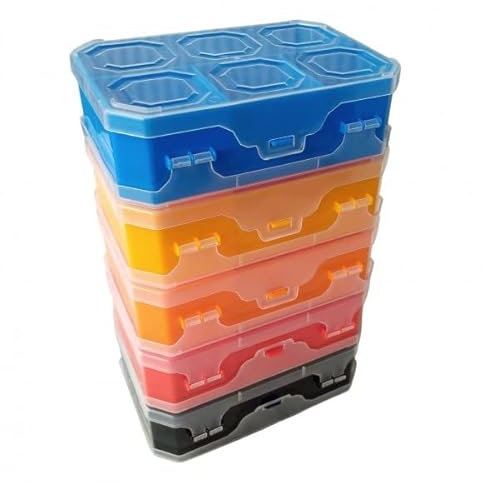 Sortimentskasten Twin8 - doppelseitiger Organizer - Kleinteilemagazin 170x115x50 mm in diversen Farben