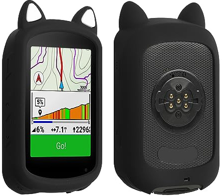 kwmobile Housse GPS vélo - Accessoire Compatible avec Garmin Edge 840 / Edge 540 - Étui en Silicone Souple pour GPS vélo