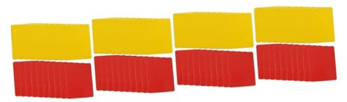 BESPORTBLE 4 Sätze Schiedsrichterkarte Für Fußballspiele Schiedsrichterkarten Schiedsrichterausrüstung Fußball Schiedsrichter Karten Fußball Schiedsrichter Zubehör Spielkarten 20 Stück * 4