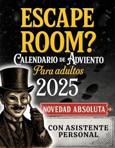 Calendario de Adviento Escape Room para Adultos: Reúne pruebas, sigue las pistas y desenmascara al culpable antes de Navidad. Un juego interactivo para disfrutar en familia, en pareja o con amigos