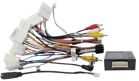 Faisceau de câblage radio Boîte Canbus Câble de câblage d'alimentation audio stéréo de voiture Connecteur de câble d'alimentation compatible pour Toyota avec amplificateur JBL