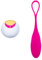 Marietoys Vibratore Uovo con telecomando – Uovo vibrante per stimolare il punto G – Uovo vibrante rosa con 10 funzioni – 16 cm di lunghezza con passante per estrarre – Telecomando con batteria A23