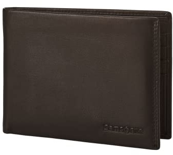 Samsonite Attack 2 SLG - Portafoglio, 13 cm, Marrone (Ebony Brown)