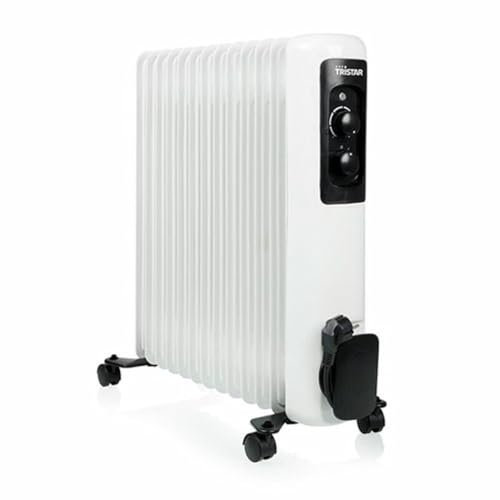 Tristar KA-5183 Calefactor de aceite, 3 ajustes de calor, Termostato ajustable, 2 500 W máx., 13 aletas