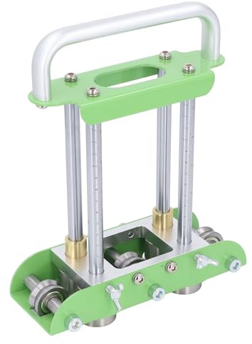Herramienta para Doblar Metales de Edición Profesional, Herramientas para Techos con Costura Vertical, Rodillo de Borde de Metal, Equipado con Tijeras para Hojalatero, Rodillo de