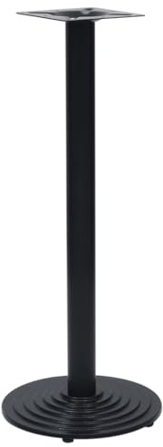 vidaXL Bistrotisch-Gestell Schwarz Ø43x107 cm Gusseisen, Tischgestell, Tischfuß, Bistrotisch Bein, Tischgestelle, Tischfüße, Bistrotisch Beine