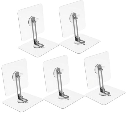 Toyvian 5 Juegos Anclajes de Muebles para Bebés Kit de Seguridad Infantil de Fijación Pared para Estanterías Cómodas y Muebles Instalación sin Taladros Durable y Seguro Protección Contra