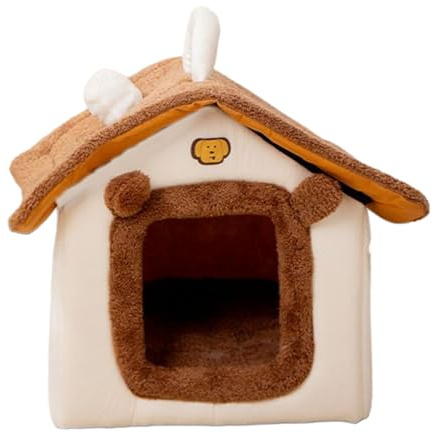 Letto per grotta per gatti - Tunnel morbido chiuso, per gatti privato, comodo posto per dormire al coperto e all'aperto, casa di peluche, riposo per animali domestici per casa, dormitorio, appart